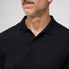 Поло мужское Eterna Slim Fit 2225-G16P-39 чёрное, короткий рукав