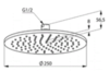 Душ верхний Kludi A-qa 6432505-00