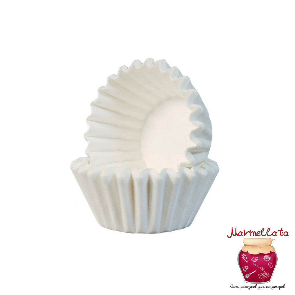 3b 1*10. торты в бумажных капсулах. тарталетка белый d45 h25 мм. бумажные капсулы. 35*35 мм, h 20 мм,.