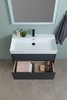 Aquanet 312875 Тумба с раковиной Aquanet Бруклин 60 цв. антрацит матовый (312875)