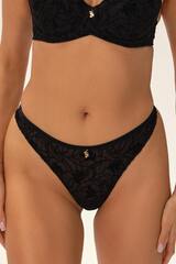 Трусы стринги ESOTIQ 41781 ORGANIQUE/99X | Черный