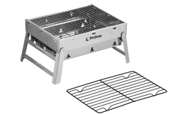 Мангал-барбекю складной с решеткой 35х27х20см сталь