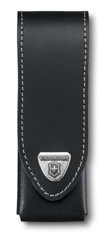 Чехол Victorinox для 111мм толщина 4-6 ур кожа черный (4.0524.3)