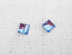 Стразы пришивные акрил, р. 0,8х0,8 см