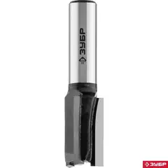 ЗУБР 12 x 19 мм, хвостовик 8 мм, фреза пазовая прямая, Профессионал (28780-12-19)