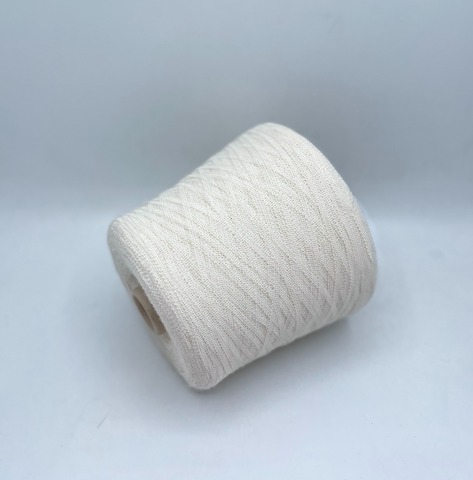 Lanifico del Oliva (пр.Италия),art. Gros-grain, 310м/100гр,48%Меринос 20% Альпака 32% Полиамид, цвет-Молочный арт.28365