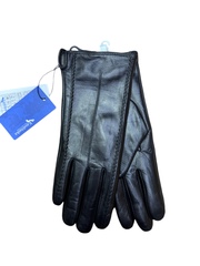 Перчатки.Женские.Кожаные.Люкс качества. Подклад: трикотаж-шерсть.5 шт в упаковке.