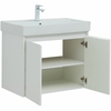 Aquanet 302526 Тумба с раковиной Nova Lite 75 2 дв. цв. бел. глянец (302526)