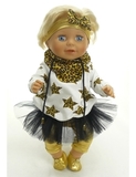 Большой подарочный комплект - блеск - На кукле. Одежда для кукол, пупсов и мягких игрушек.
