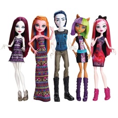 Набор из 5 кукол В торговом центре - ! РАССОХЛИСЬ КРЕПЕЖНЫЕ РЕЗИНКИ !