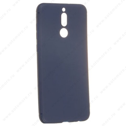 Накладка силиконовая Soft Touch ультра-тонкая для Huawei Nova 2i синий
