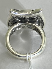 Котейка (кольцо из серебра)