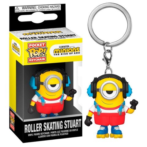 Брелок Funko POP! Minions: Roller Skating Stuart