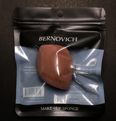 Bernovich Спонж косметический BERNOVICH срезанная капля MINI (коричневый)