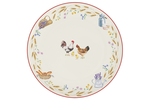 Тарелка обеденная Country Life, 27 см