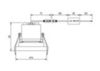 Встраиваемый светильник Technical Kappell DL040-L10B4K
