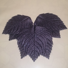 Лист 23х18 Глиттерный фоамиран  с оттиском. Цвет фоамирана на заказ.