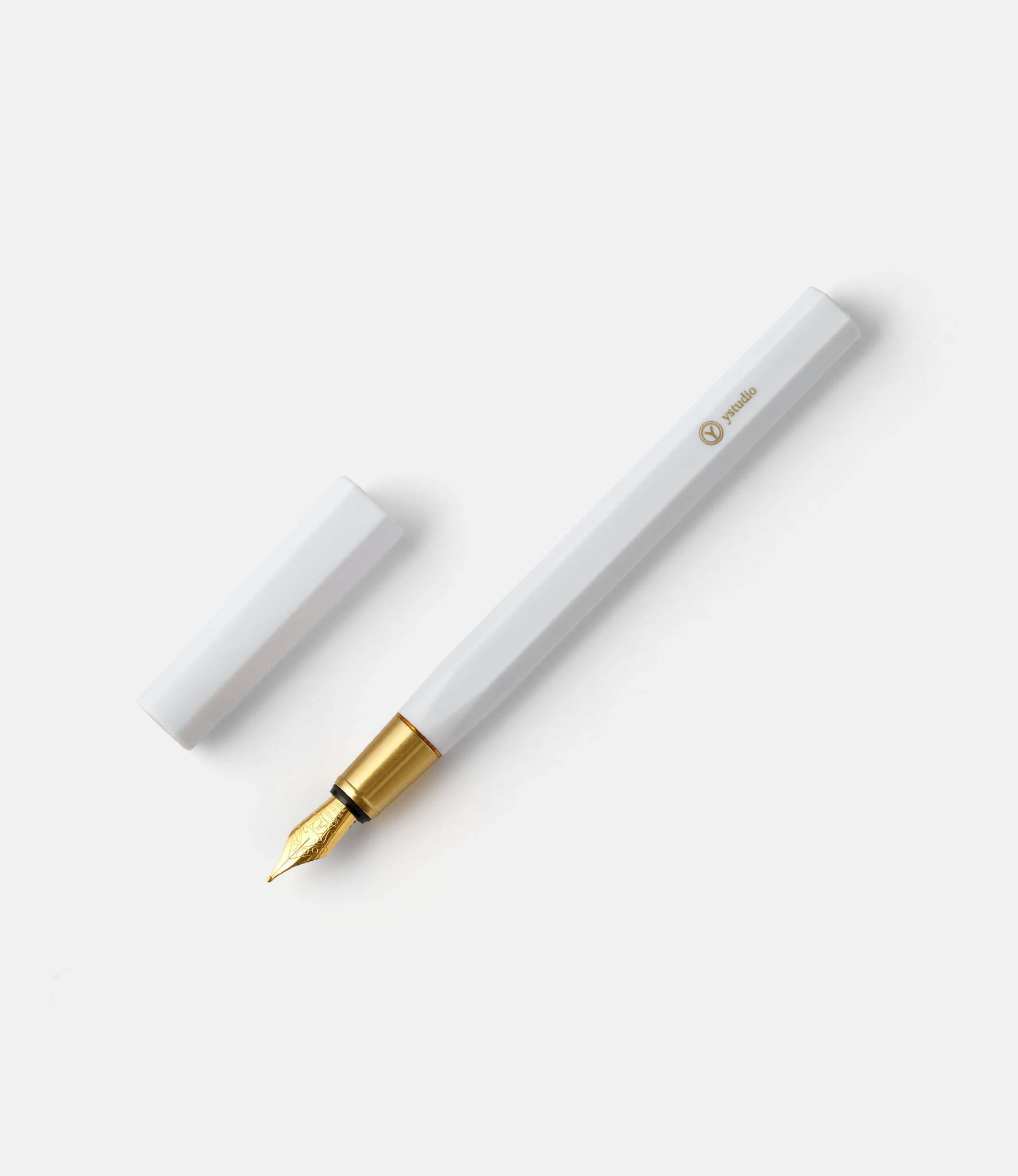 YStudio Перьевая ручка Resin Fountain Pen White