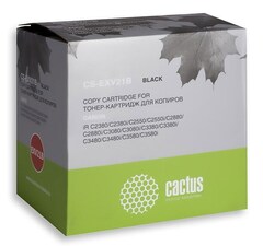 Картридж лазерный Cactus CS-EXV21B C-EXV21B черный (26000стр.) для Canon IRC2380/ C2380i/ C2550/ C2550i/ C2880/ C2880i/ C3080/ C3080i/ C3380/ C3380i/ C3480/ C3480i/ C3580/ C3580i
