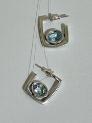 Оберон (серьги из серебра)