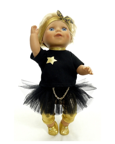 Большой подарочный комплект - блеск - На кукле. Одежда для кукол, пупсов и мягких игрушек.