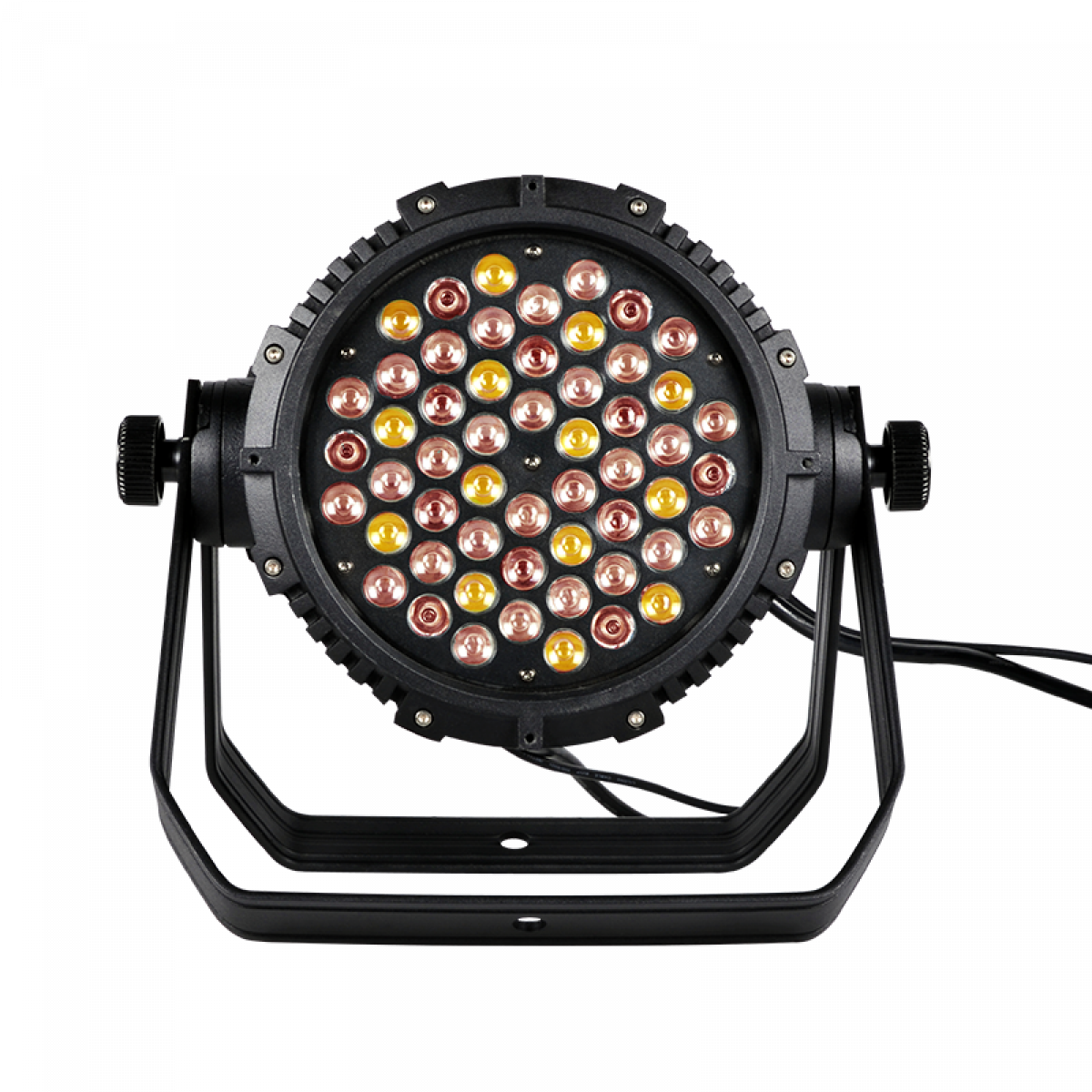 Прожектор 54. Архитектурный прожектор типа spot RGBW DMX RDM. Светильник диодный (прожектор LEDPAR 64birayplc003). Прожектор светодиодный угол луча: 45° (18*15w 5-in-1 LEDS, RGBAW, DMX), 9ch. Si-045b: LEDPAR 1815. Color imagination LEDPAR 1815.