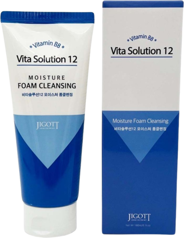 Jigott Vita Solution 12 Moisture Foam Cleansing Пенка для умывания