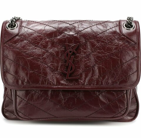 Сумка Saint Laurent Niki Medium бордовый
