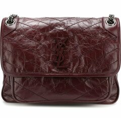 Сумка Saint Laurent Niki Medium бордовый