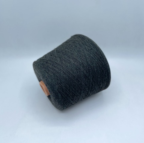 Бобинная пряжа (пр.Италия),1500м/100 гр. 80%шерсть, 20%полиамид, цвет-Дремучий лес,меланж,арт-31817