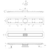 BelBagno BB-LD-LUCE-70-CR Душевой лоток BelBagno LUCE 70 см, BB-LD-LUCE-70-CR