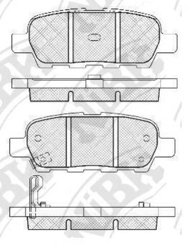 Колодки NiBK PN2466