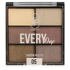 TF Палетка теней для век  6-ти цветная EVERY ONE тон 05 бежево-розовый CTE37