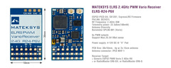 Приёмник Matek ELRS-R24-P6V PWM Vario 2.4
