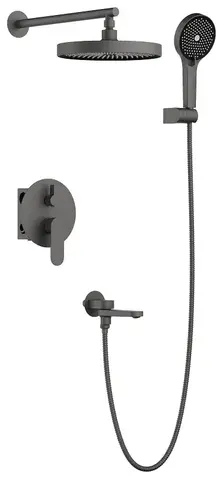 Душевая система BELZ B80713-3 встраеваемая, латунь, графит