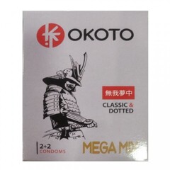 Презервативы ОКОТО MEGA MIX(2 классических + 2 с точечной текстурой)