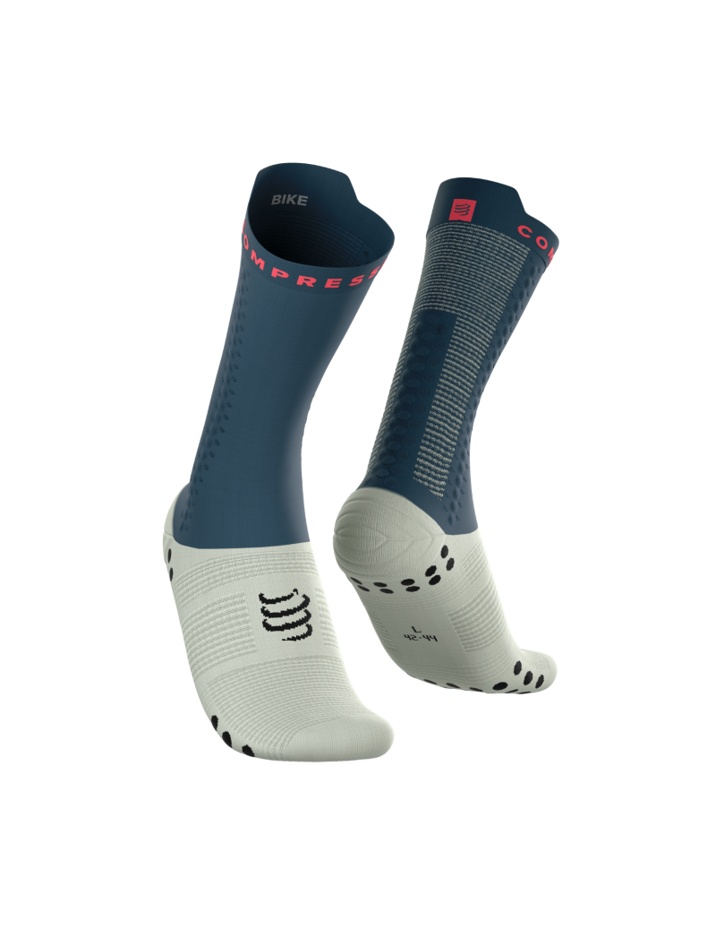 Носки Pro Racing Socks v4.0 Bike stargazer/aqua/fluo red