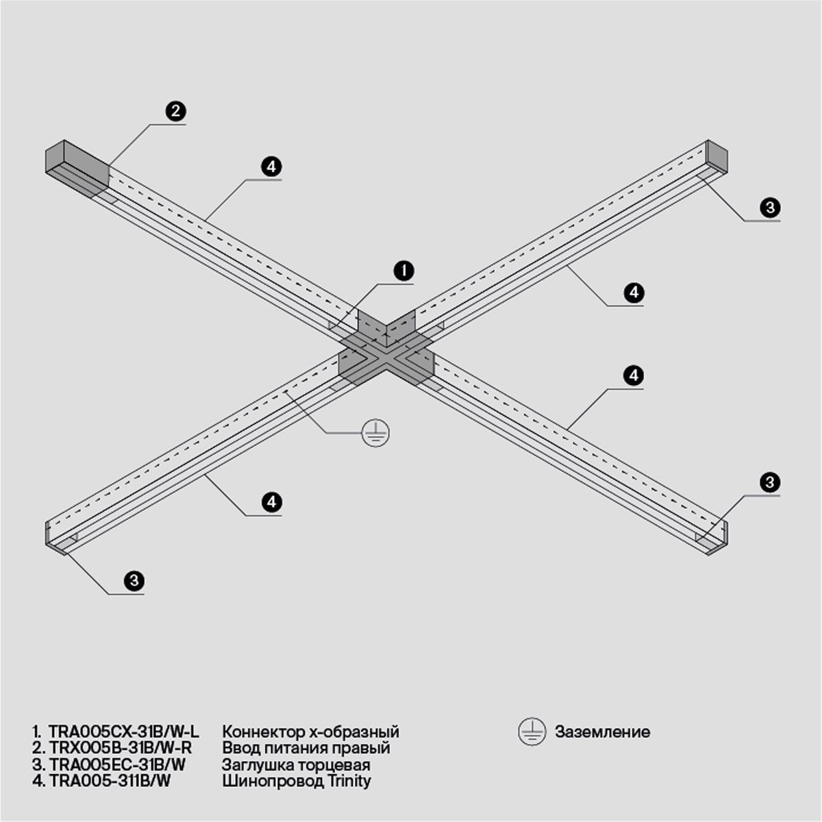 Заглушка Maytoni Technical Accessorises TRA005EC-31B