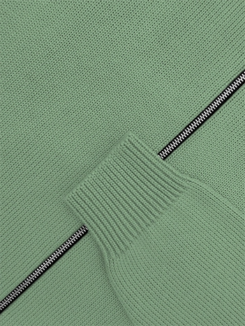 Толстовка на замке из мягкой шерсти