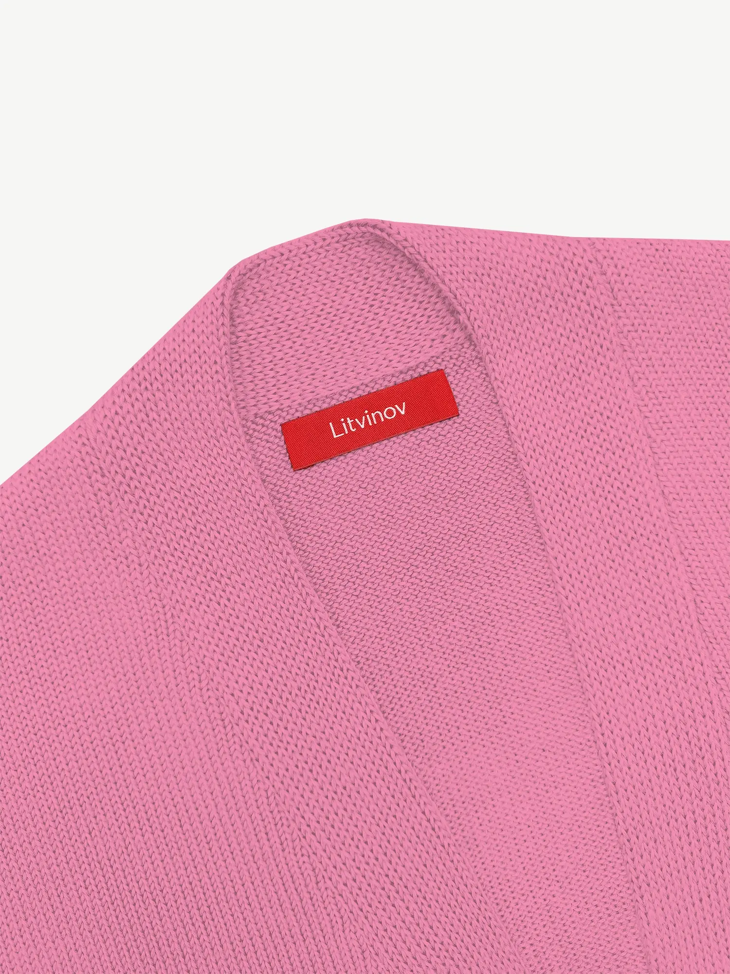 Кардиган с планкой из шелка