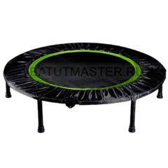 Каркасный батут, диаметр 3,3 фт, черно-зеленый B-15734