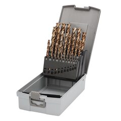 Набор сверл по металлу 1-13мм 25шт DIN338 HSSE-Co5 135° UNI (пл. кейс) Ruko 228215RO