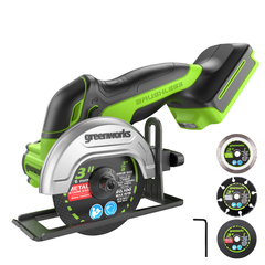 Угловая шлифмашина Greenworks GD24UCS 24V (76 мм) аккумуляторная, без АКБ и ЗУ