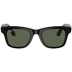 Умные очки Ray-Ban Meta Wayfarer RW4006 Shiny Black G15 Green