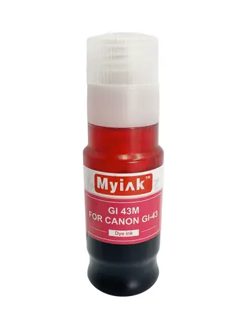 Чернила MyInk GI43M для CANON GI-43M для PIXMA G540/G640 60 мл, контейнер, magenta Dye