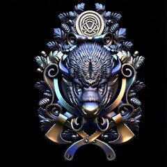 Силиконовый молд № 0702 Бык