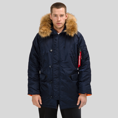 Парка Alpha Industries N-3B Slim Fit Rep. Blue (Синяя)