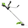 Триммер аккумуляторный Greenworks TB201H, Арт. 2112407, 82V, 2,0 кВт, 46 см, c трехлопастным ножом и кусторезом, бесщеточный, без АКБ и ЗУ — фото 6