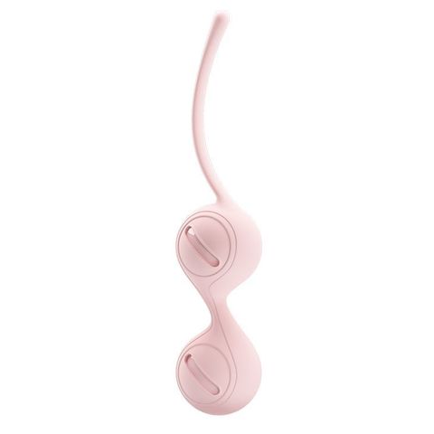 Нежно-розовые вагинальные шарики на сцепке Kegel Tighten Up I - Baile Pretty Love BI-014490-2