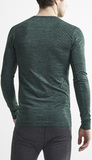 Утеплённая беговая рубашка Craft Fuseknit Comfort Green мужская